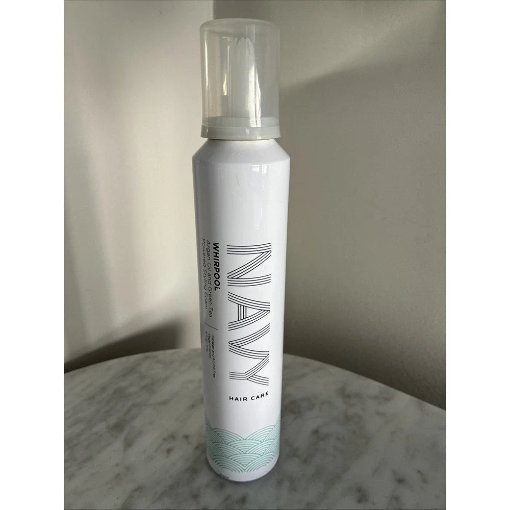 NAVY Whirlpool - Argan Oil and Green Tea Powered Styling Foam - Frizz Control
